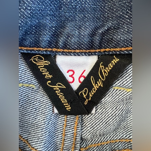 Lucky Brand Men's Jeans Size 36 Blue Short Inseam 29‎ Straight Leg Casual Denim - Picture 7 of 12